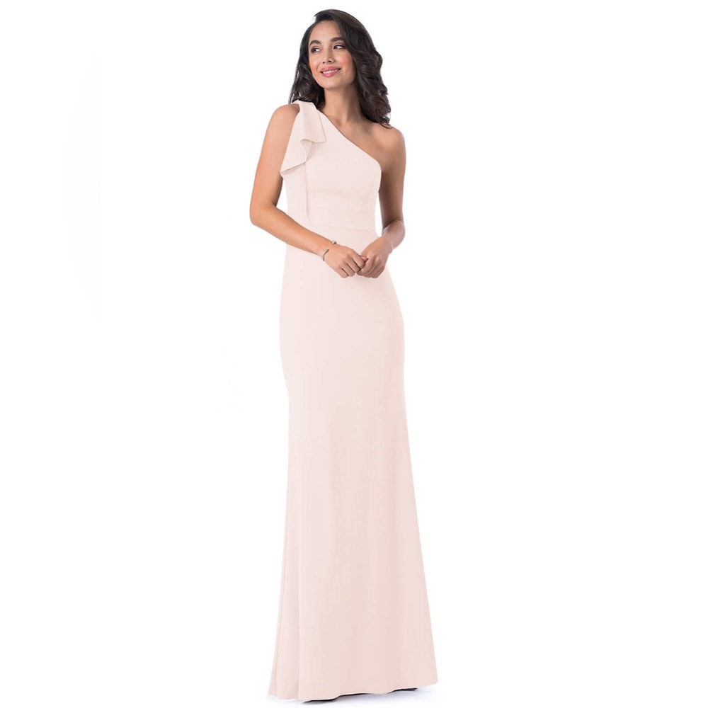 Azazie Rinna Dress in Blushing Pink